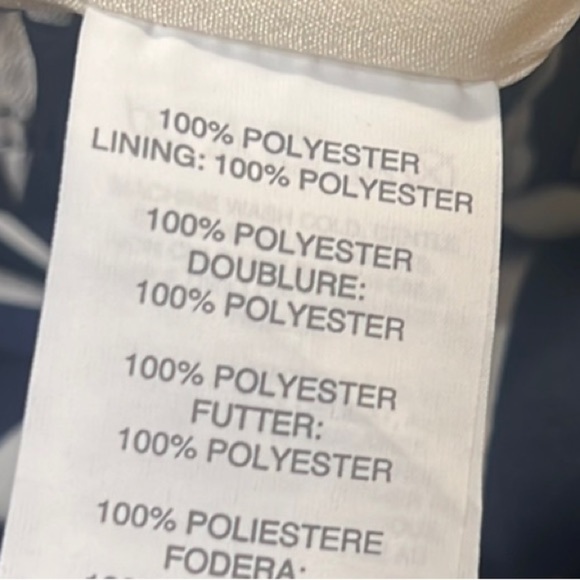 J. Crew Navy and white Pleated - Picture 10 of 10